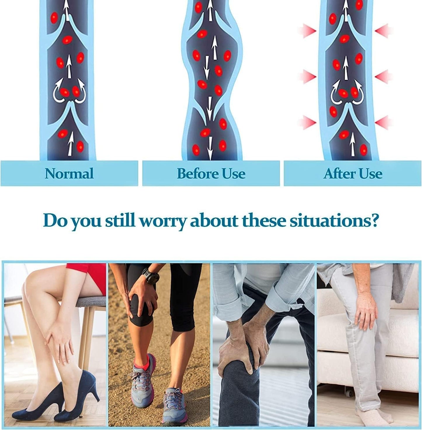Ktinnead Compression Socks for Women and men 20-30 mmhg, Knee High Graduated Compression Stockings, Opaque, Open Toe, Unisex, Beige & Black, Medium