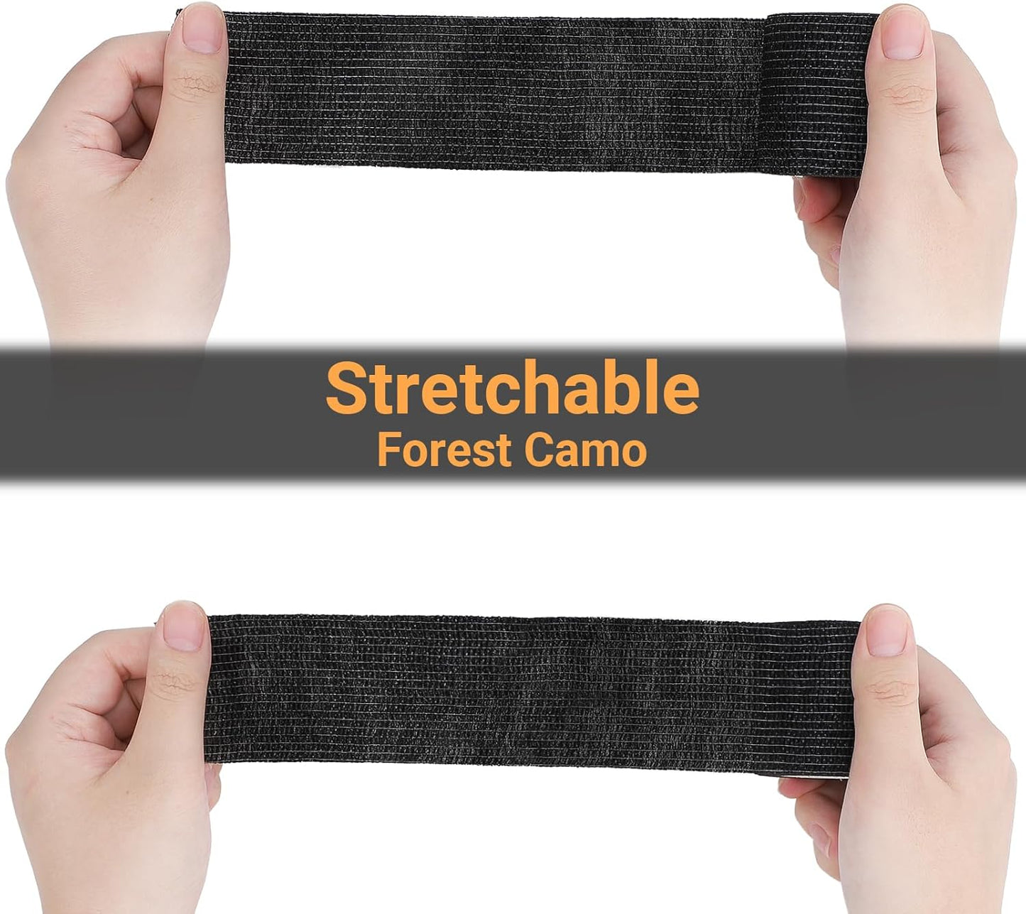 Camo Tape Wrap - Self-Adhesive Camouflage Bandage for Outdoor Sports | 2/3in x 14.76ft
