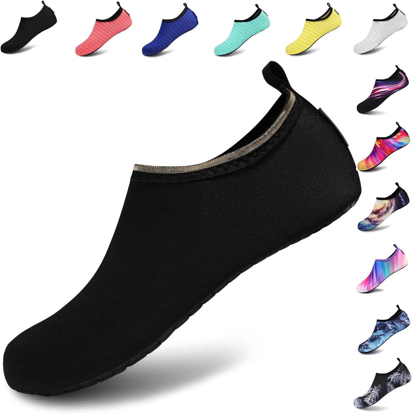 VIFUUR Aqua Yoga Shoes - Barefoot Quick-Dry Water Sports Slip-On for Men & Women | Lightweight & Comfortable