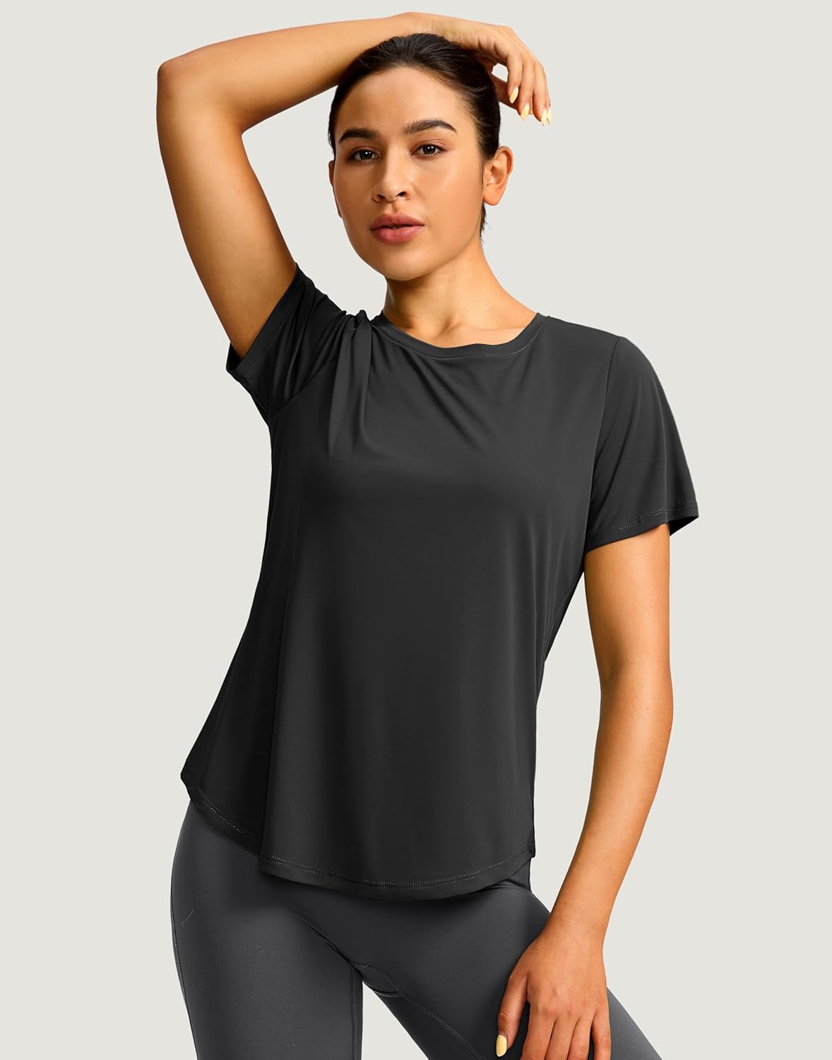 Women's UPF 50+ Sun Protection Workout Shirts - Quick Dry, Breathable Gym & Hiking Tops