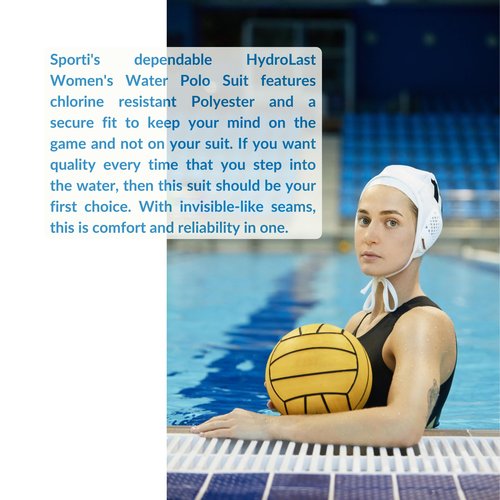 Sporti HydroLast Women's Water Polo Suit - Navy - 32