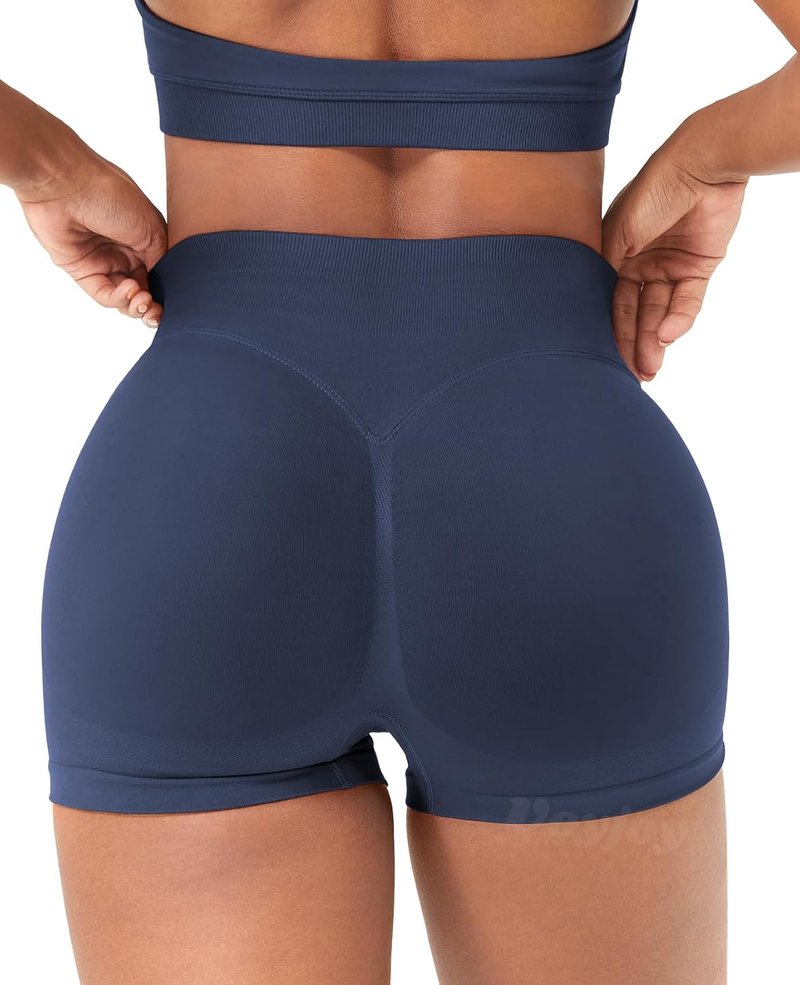 Women’s Workout Impact Shorts - Scrunch Butt Lifting Seamless Biker Shorts | 2.5" - 6" Sizes