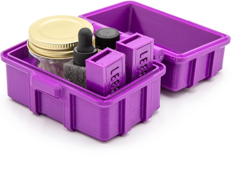 Odor Scent Work Kit - Earth Magnetic Odor Box with Anise, Clove, Cypress & More | Purple