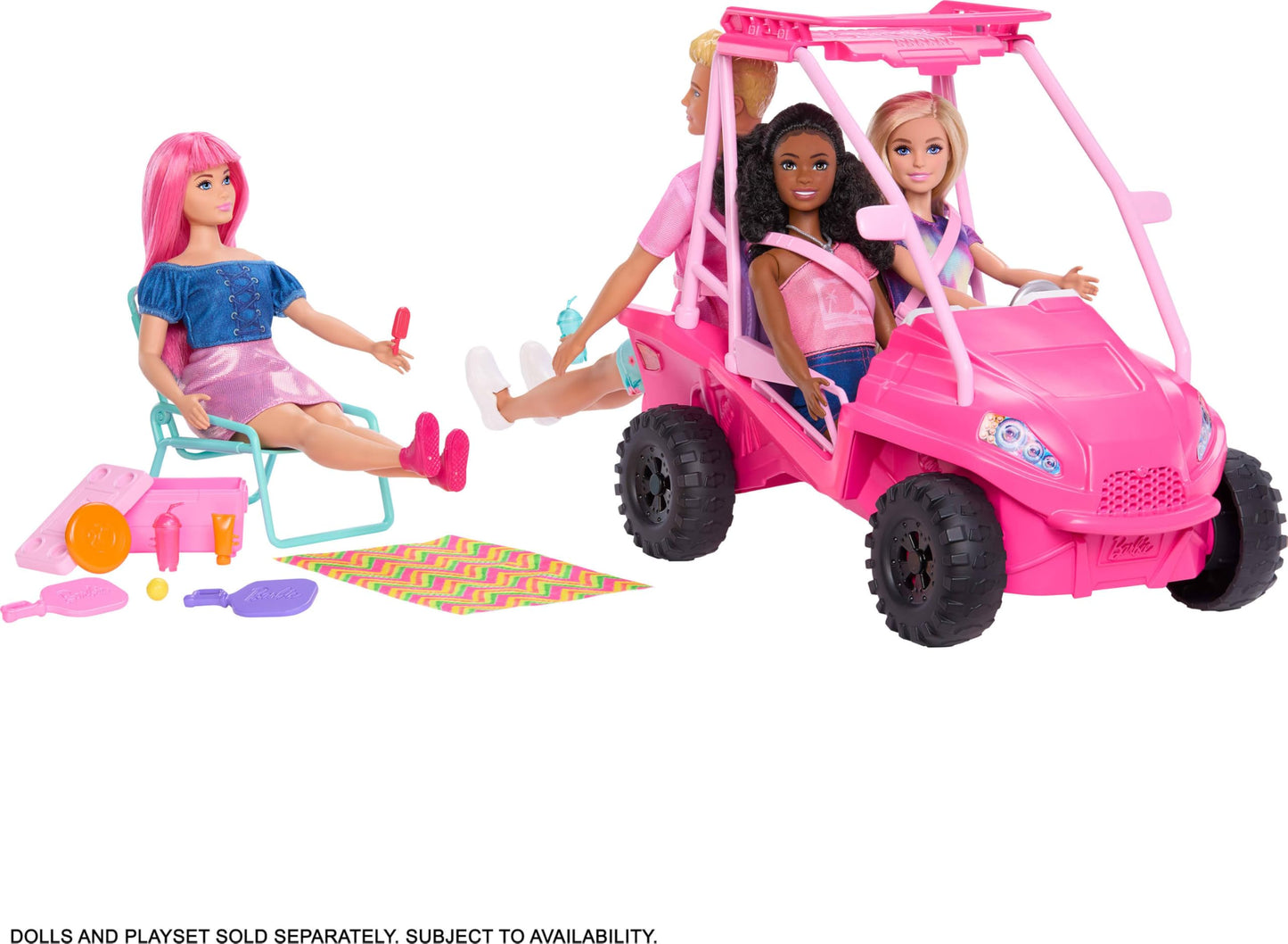 Barbie Mysteries: Beach Detectives Playset and Beach Themed Accessories