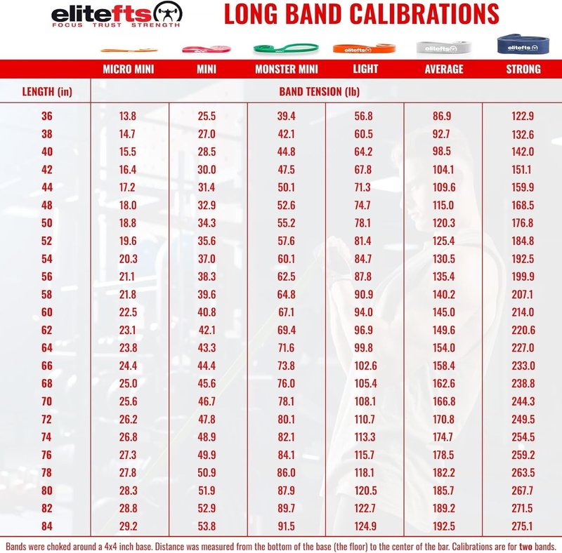 EliteFTS Pro Resistance Band - Boost Core Stability and Flexibility with This Portable, Joint-Friendly Tool - 41" Long (PRO Micro Resistance Band, Orange) (Single)