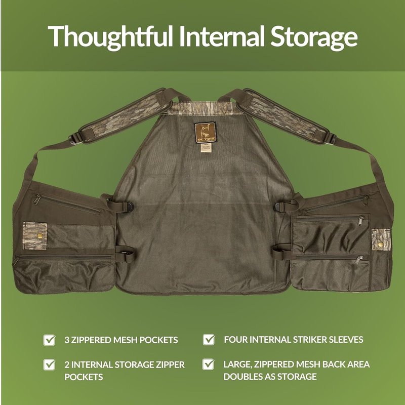 Drake Waterfowl Turkey Vest - Lightweight Easy-Rider Hunting Gear | Adjustable Fit & Durable Design