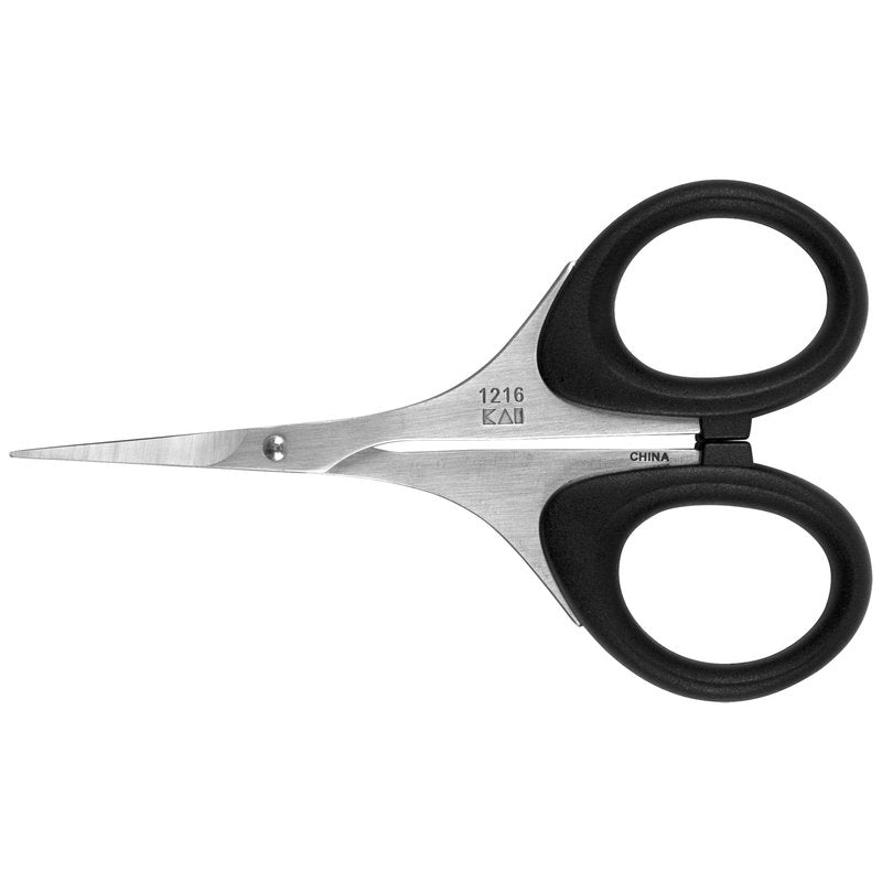 Kershaw Skeeter 3 Precision Fine Tip Scissors, Black, Stainless Steel Blades, Multi-Purpose Scissors for Fly Tying and Trimming, for Cutting Deer Hair, Wire and Tinsel