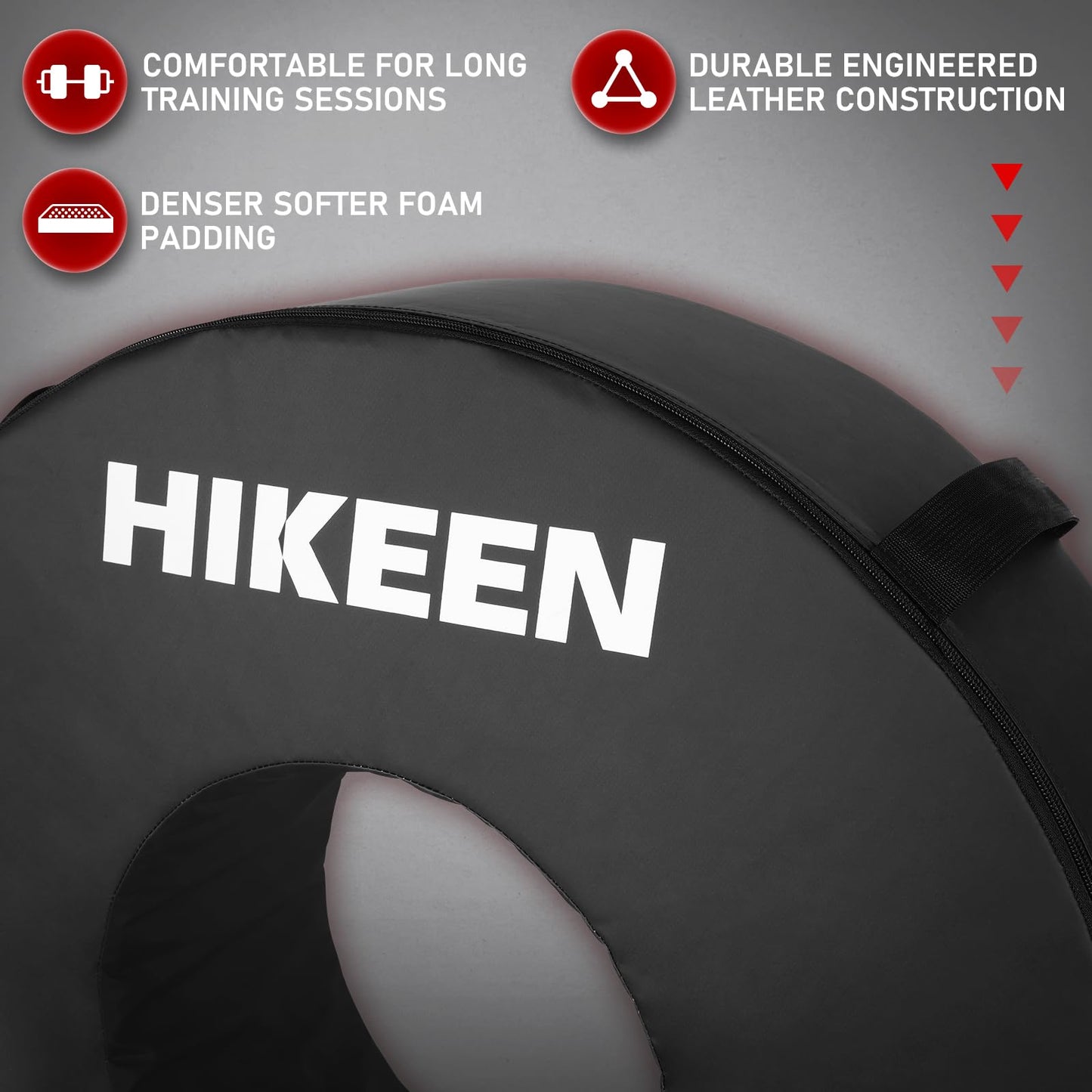 Hikeen 28" Football Tackle Wheel Dummy Denser Softer Foam Tackling Dummies for Football Youth - Tackling Wheel with Straps (1PCS)