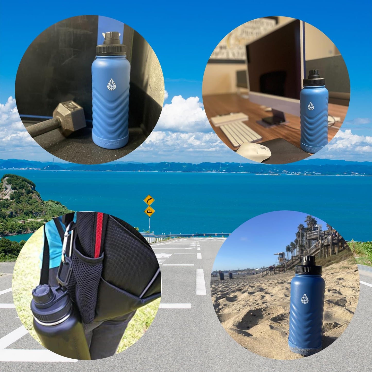 Lid for Hydro Flask Wide Mouth 16 20 24 32 41 OZ, Chug Lid Replacement Sport Cap, Top Accessories