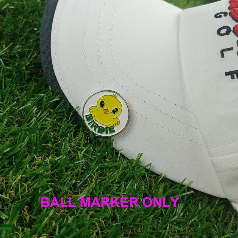 GOLTERS Golf Ball Markers with Hat Clips Value Sets for Men Women Golfer, Removable Attaches Easily to Golf Cap Premium Gifts (Mixed 4 Ball Markers)