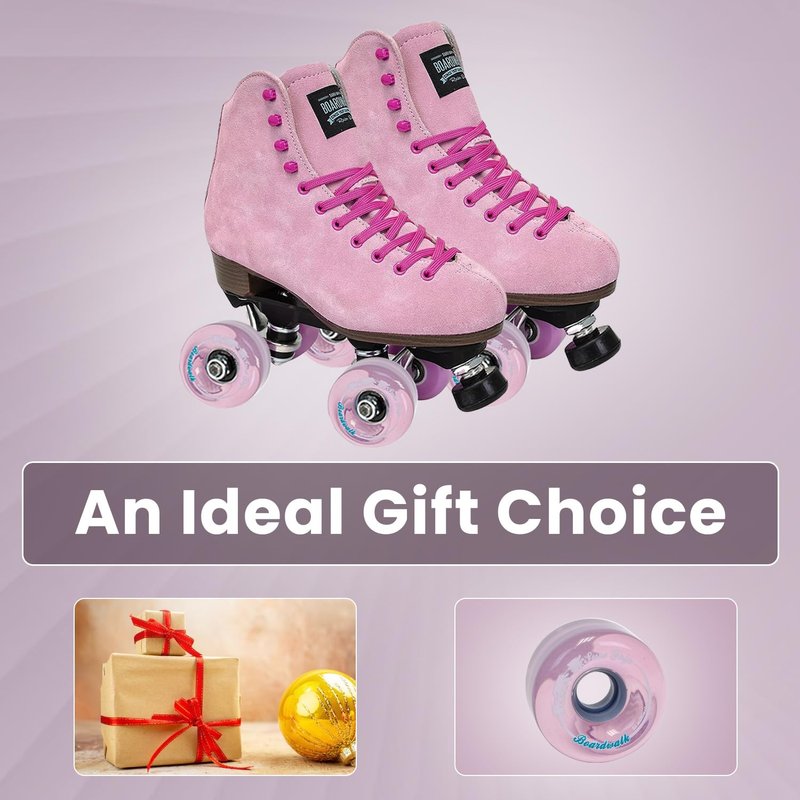Sure-Grip Boardwalk Outdoor Roller Skating Wheels - Tea Berry