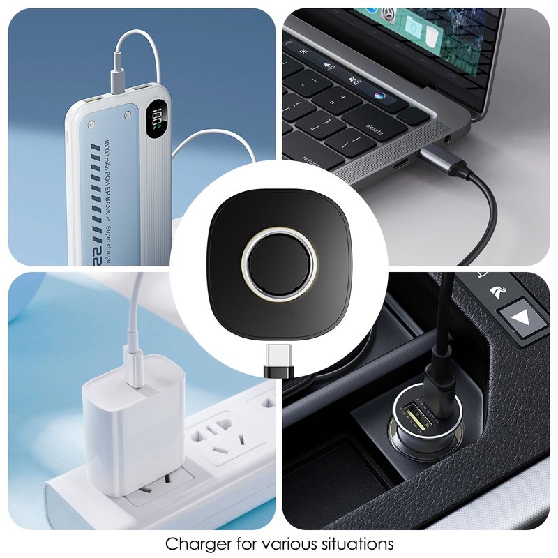 BOVIPO Compatible with Oura Ring Gen4 Charger Fast Charging Dock with USB-C Cable for Smart Ring (Size 13)