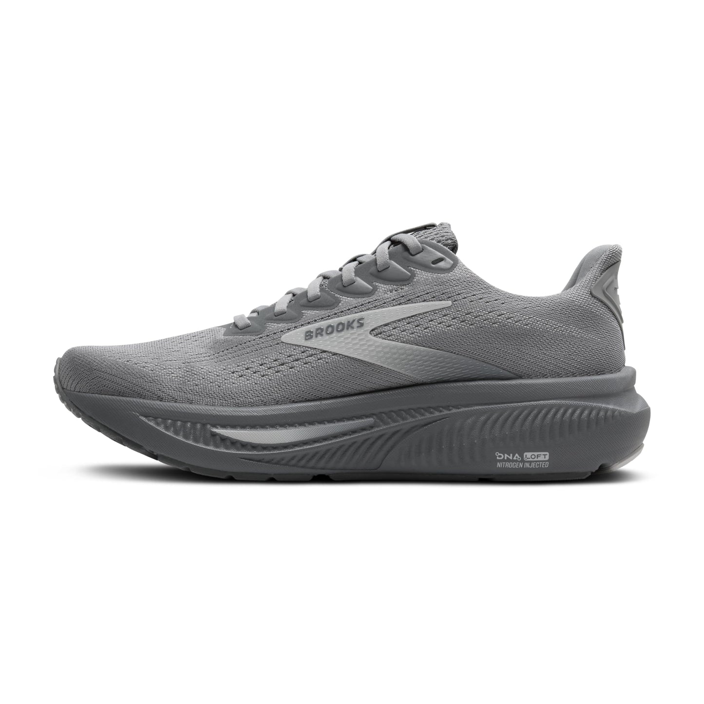 Brooks Men’s Ghost 17 Neutral Running Shoe - Primer Gray/Oyster Mushroom - 8.5 Medium