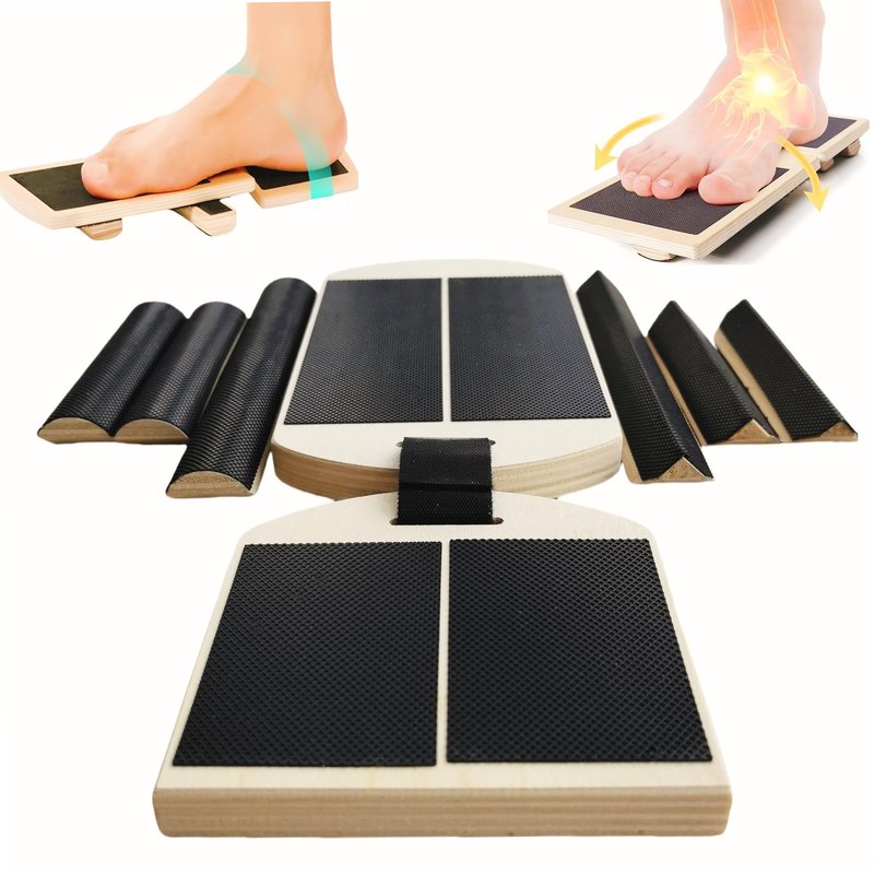 DUICIRX Professional Slant Board for Calf Stretching, Wooden Incline Wedge Stretcher for Squats, Foot & Ankle Mobility, 500 Lbs Weight Capacity Physical Therapy Equipment for Leg, Knees, Heel, Ankle (Wood, Slant board)
