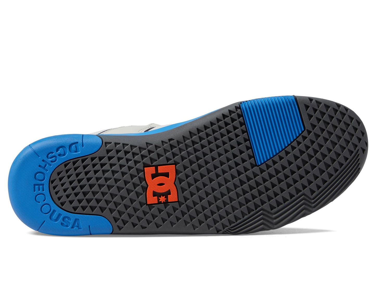 DC Men's Metric LE Skate Shoe Blue/White 7