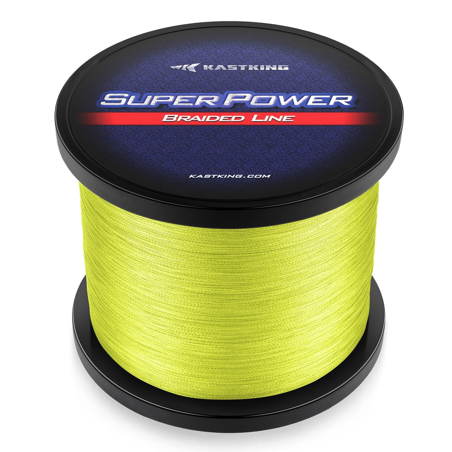 KastKing Superpower Braided Fishing Line, Yellow, 15 LB, 150 Yds