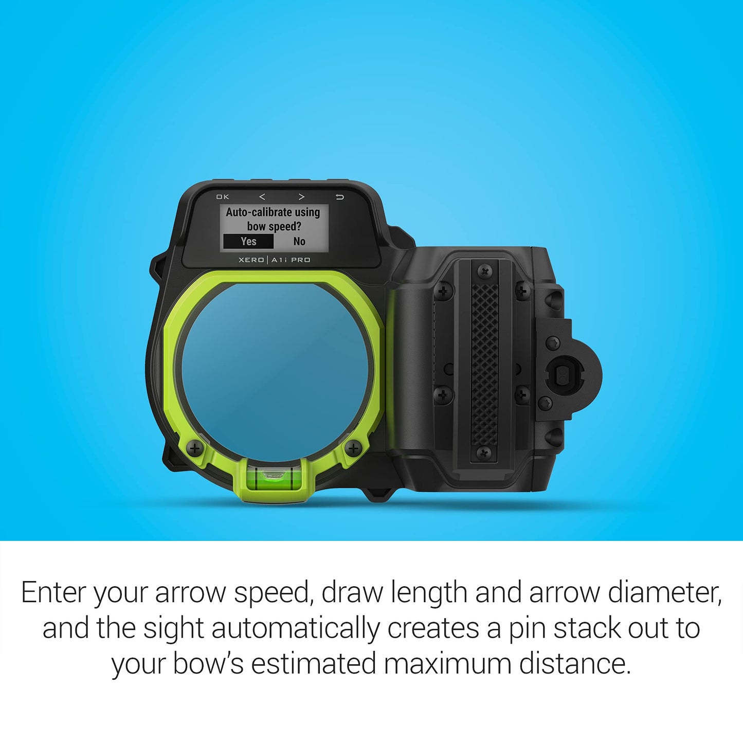 Garmin Xero A1i PRO Bow Sight, Left-Handed Auto-ranging Digital Sight with Microadjustments for Elevation, Windage and More