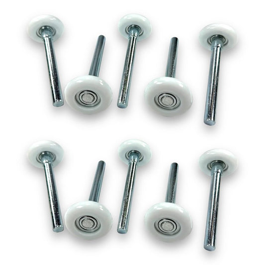 BC Precision Garage Door Rollers 10 Pack, Premium Sealed Nylon, Quiet, Strong, 4" Inch Stems, 2" Inch Rollers, 13 Balls