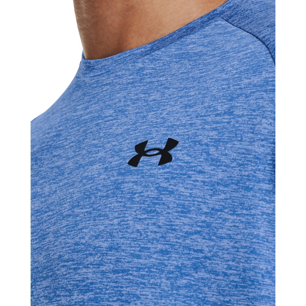 Under Armour Men's Tech 2.0 Short-Sleeve T-Shirt, (464) Water / / Black, Large Tall