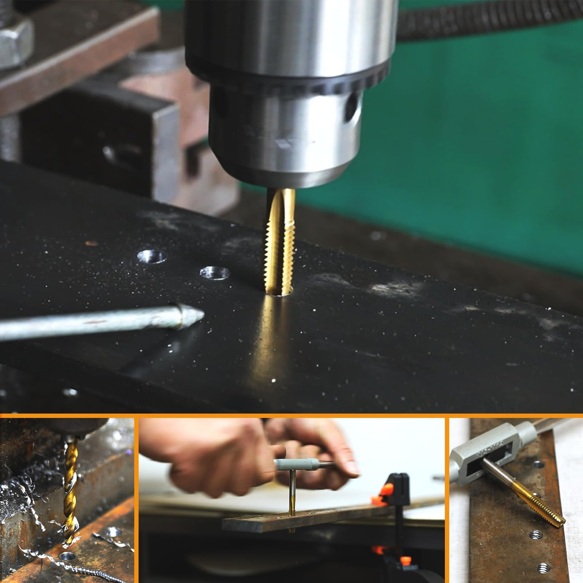RURITKIT 5-40 UNC Tap and #38 Drill Bit Kit, M2 HSS Drill and Tap Set, Combination of Drill and Tap Kit for Metal