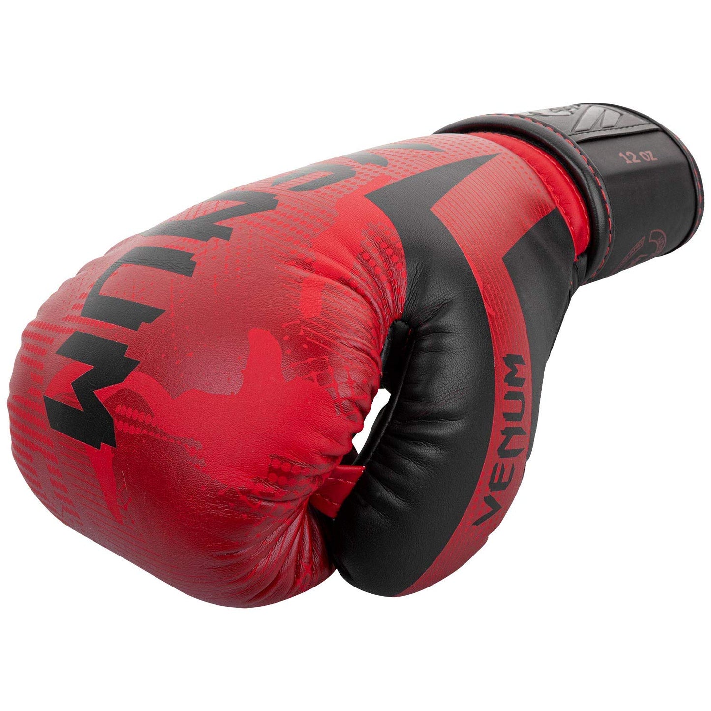 Venum Unisex Adult Elite Boxing Gloves, Red Camo, 12 Oz US