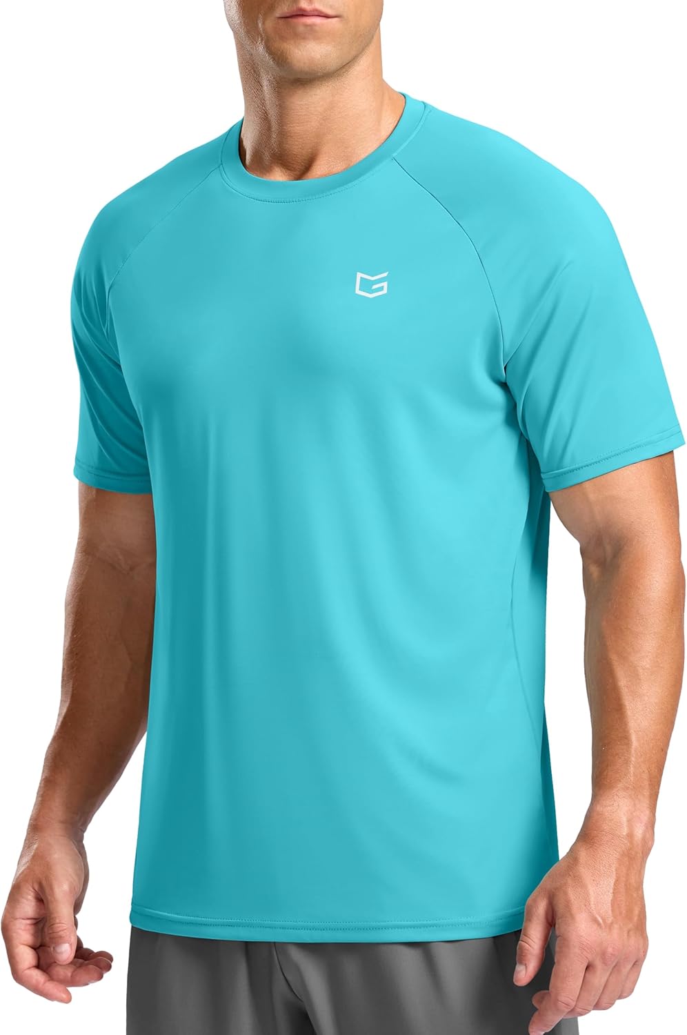 G Gradual Men's Athletic Workout T-Shirts - Moisture-Wicking Cooling Performance Tee for Gym & Tennis | Short Sleeve