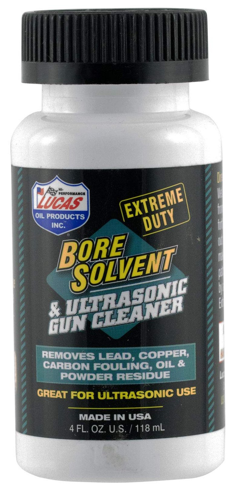 Lucas Oil 10907 Extreme Duty Bore Solvent & Ultrasonic Gun Cleaner - 4 Ounces (Pack of 12)