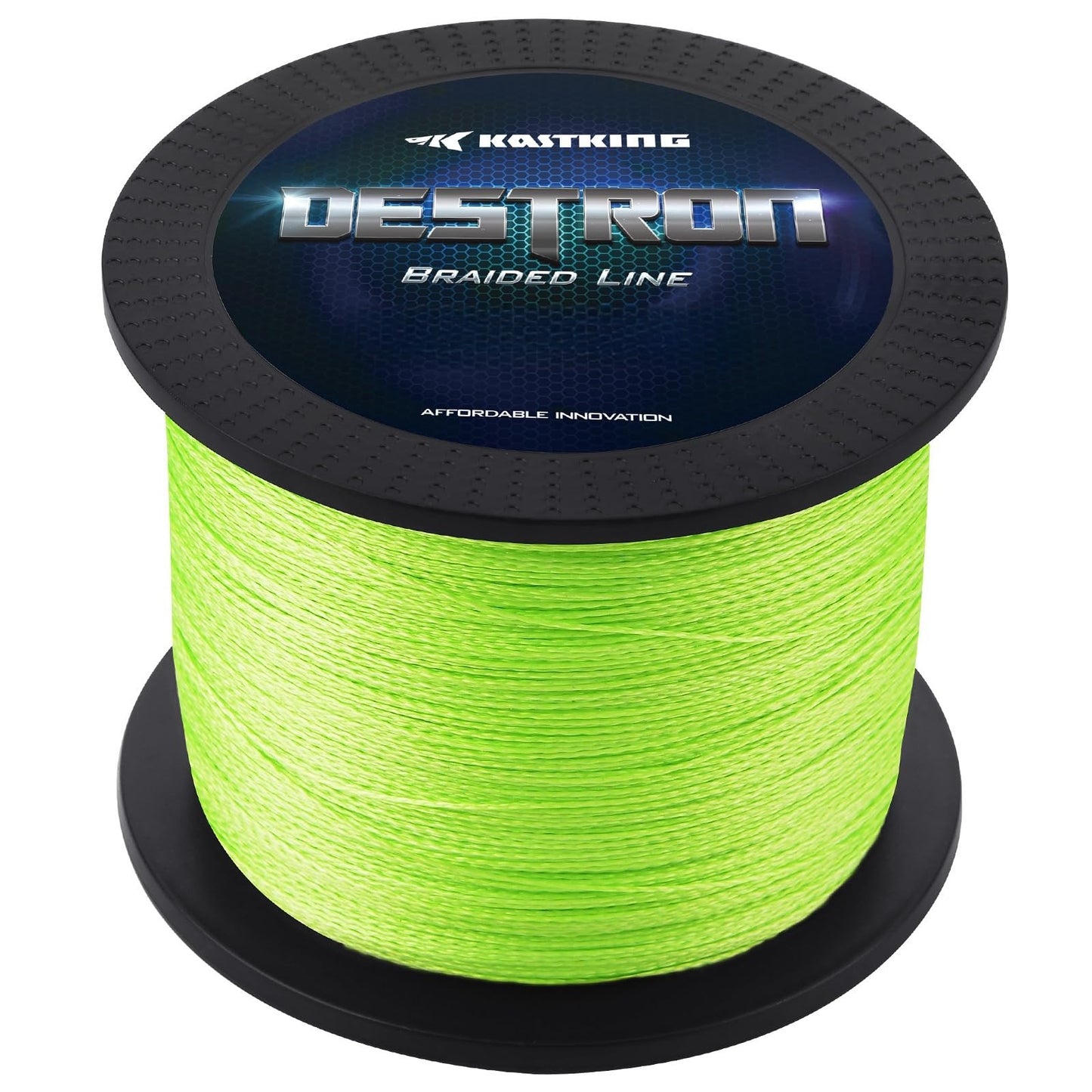 KastKing Destron Braided Fishing Line, Grass Green, 4 Stands, 10LB, 600Yds