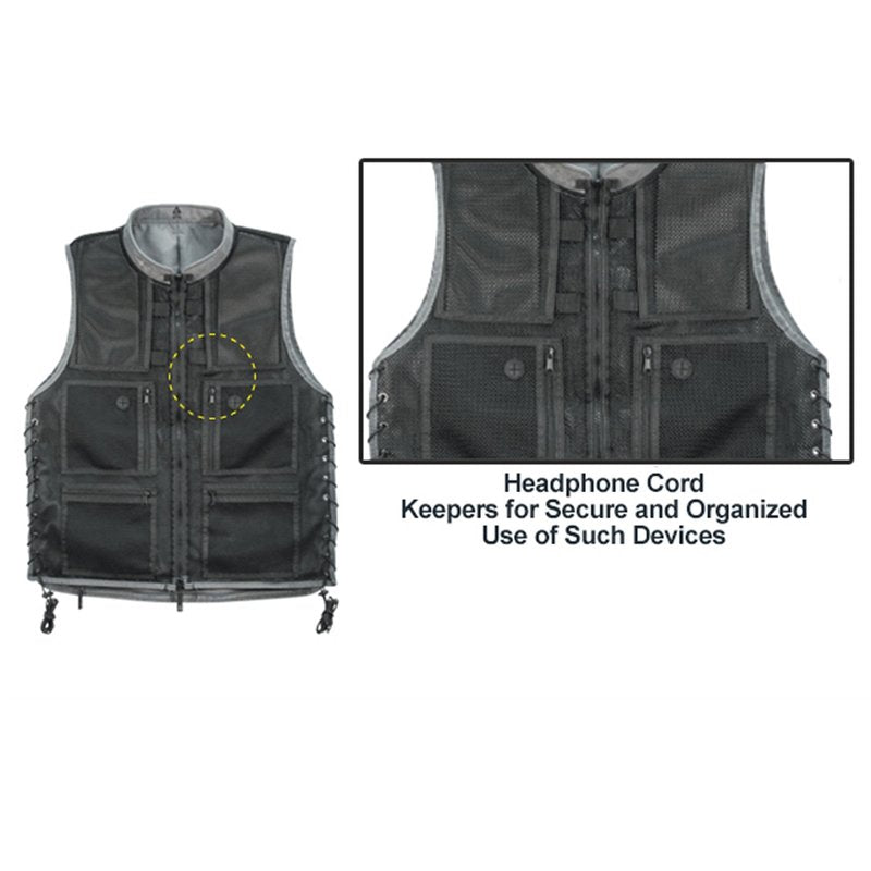 UTG Unisex Adult Modern Tactical-vests, Gray/Black, M - XL US