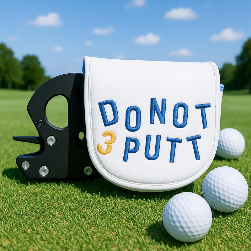 Golf Mallet Putter Cover Golf Putter Headcover with Strong Magnetic Closure Do Not 3PUTT Golf Putter Cover for DF3 Putter & OZ1 MEZZ 1 MEZZ1 MAX (for DF3 Mallet Putter)