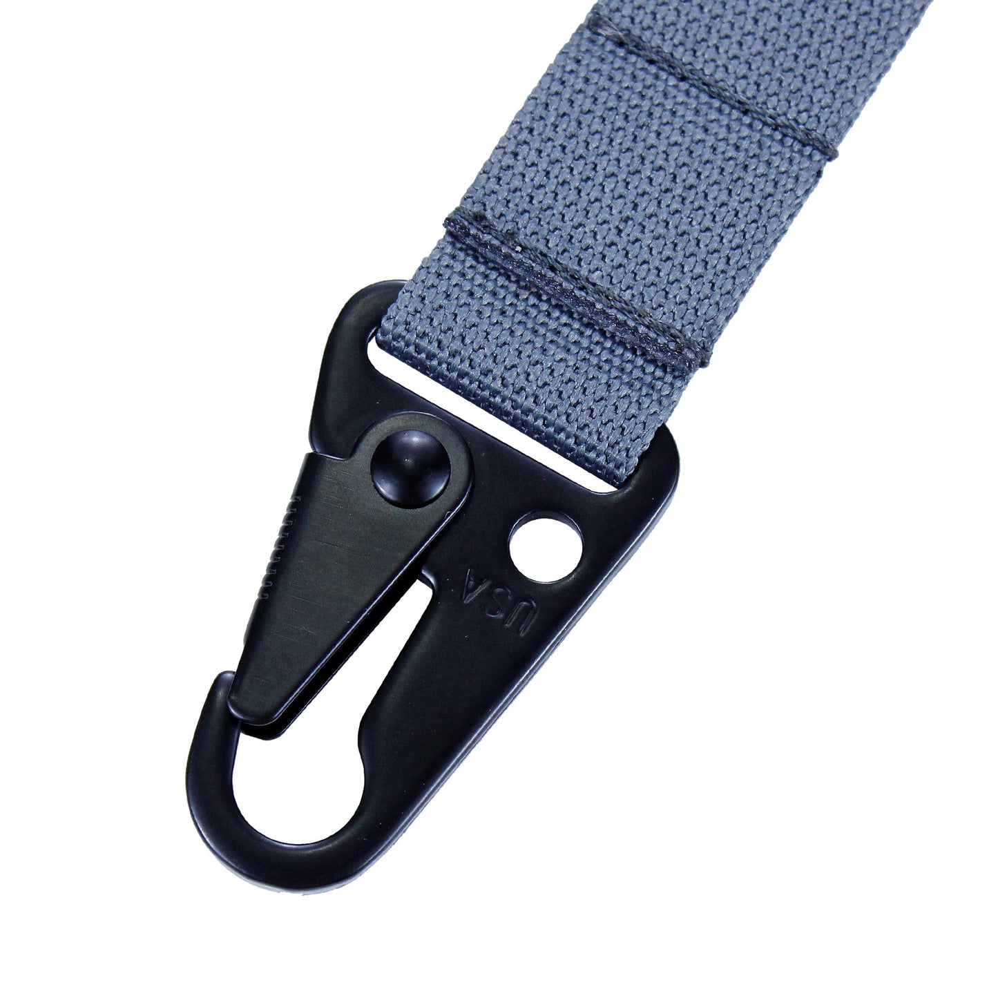 Tactical Gear Clip Clash Hook Hanging Carabiner T-Mount MOLLE Webbing Battle Belt Clip Metal Key Holder Vest Accessories (Wolf Grey Clash Hook(1PACK))