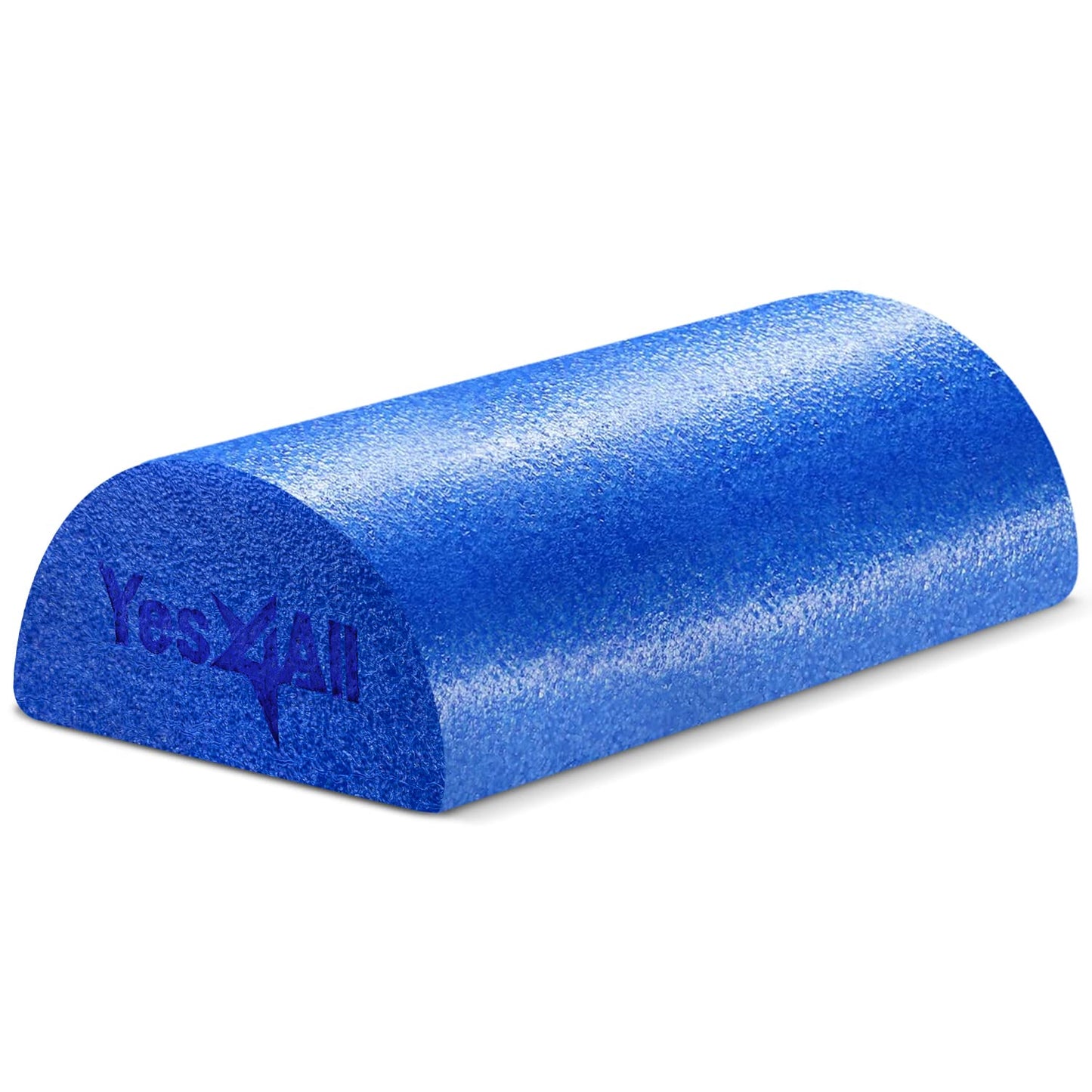 Yes4All Medium Firm Half Foam Rollers for Post-Workout Relaxation, 12/18/24/36 inch PE Foam Roll for Back Massage & Yoga Exercise