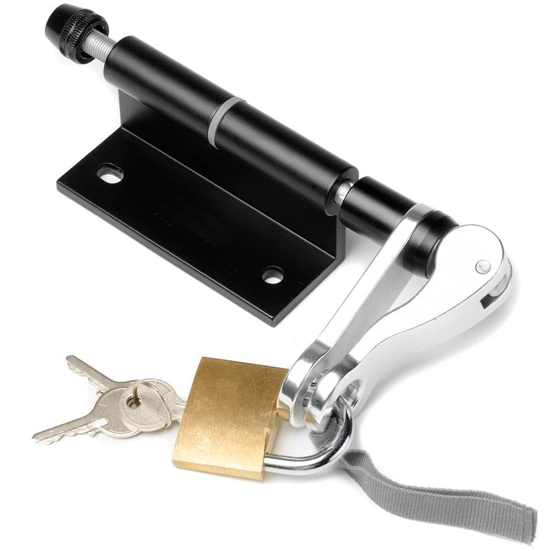 Bike Hitch Pro with Lock by Delta Cycle - Lockable Hitch Securely Holds All 9 x 100mm Bicycle Fork Dropouts & Fits Any Flat Surface - Heavy Mountain, Road Bicycles & eBikes Aluminum