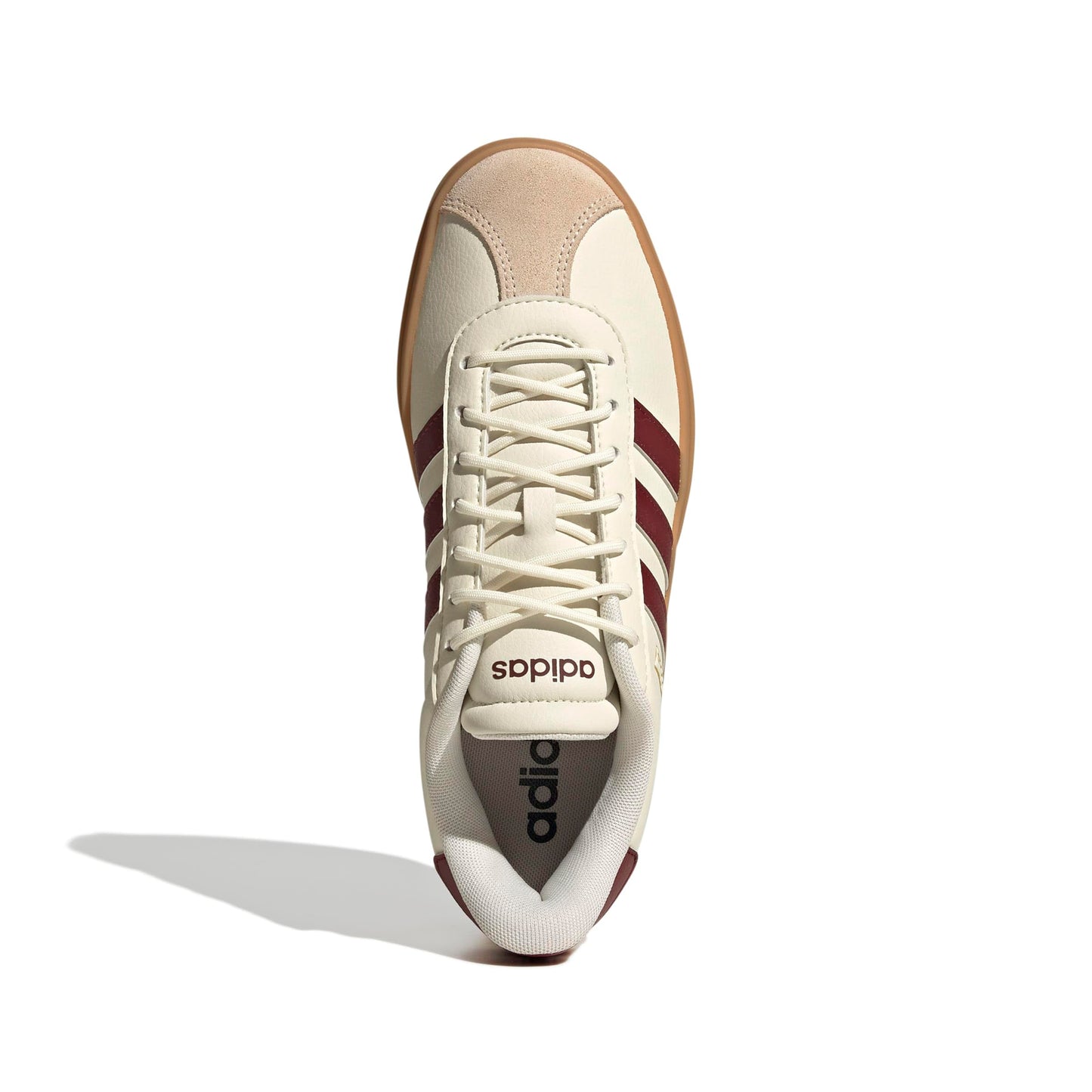 adidas Women's VL Court Bold, Off White/Shadow Red/Crystal Sand, 5
