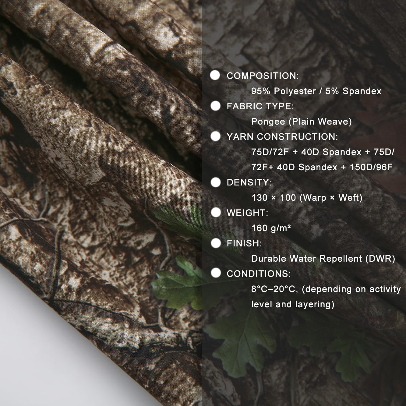 UIIHUNT Turkey Hunting Pants for Men, Durable, Breathable Camo Pants with Multiple Pockets for Hunting Gear, Fit for Comfort