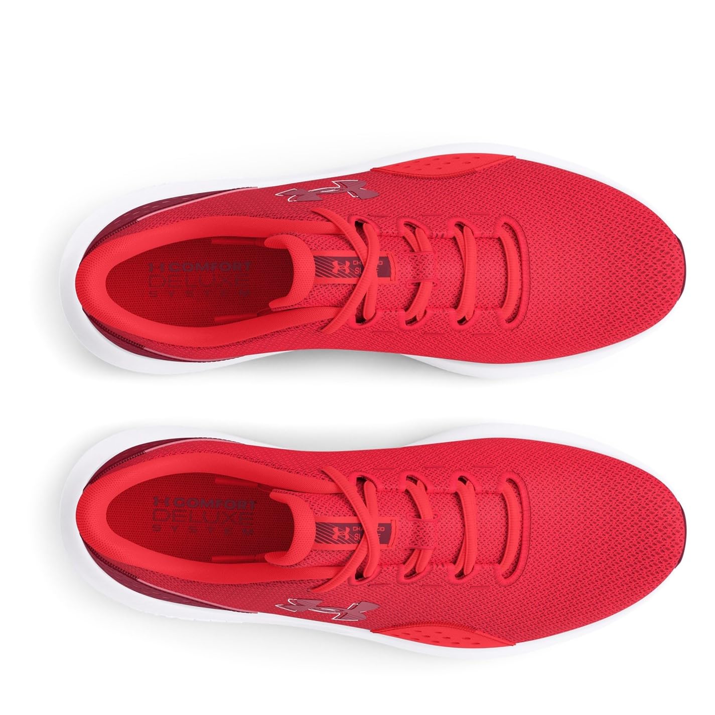 Under Armour Men's Charged Surge 4 Sneaker, Racer Red/Cardinal/Cardinal 9