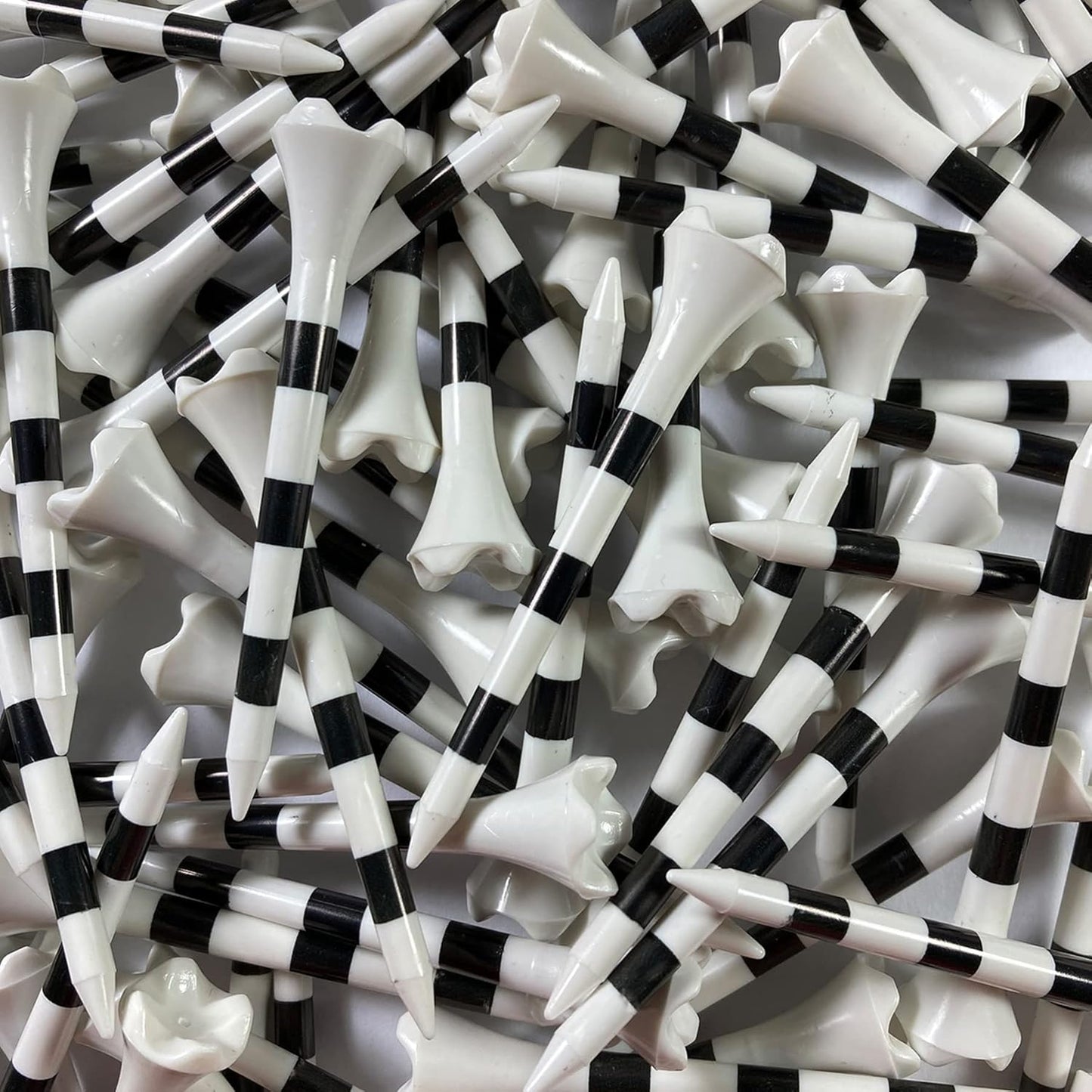 Pride Golf Tee - Performance Plastic Golf Tees for Consistent Play | 100 Count, 2-3/4 Inch, White