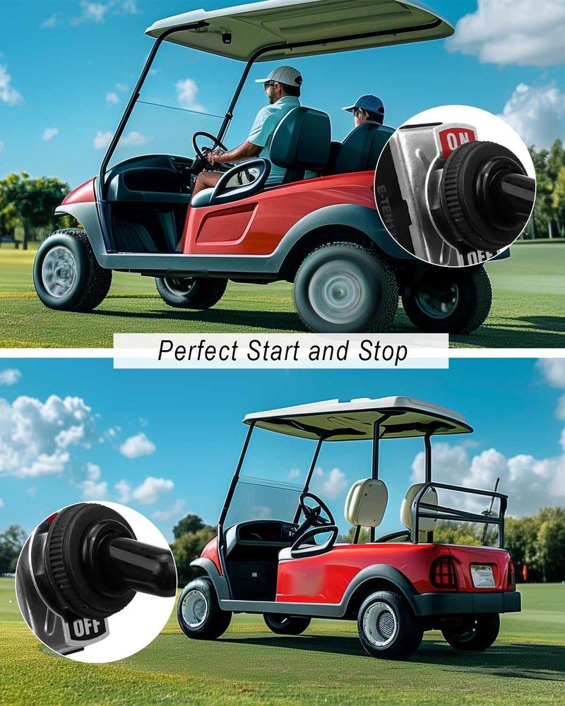 HUQUZN Golf Cart Run/Tow Switch with Connecting Wires Fit for EZGO Electric 1994-Up TXT DCS PDS Replace 633114 73125G01 CON-059, Not Fit for EZGO Gas Golf Cart Models