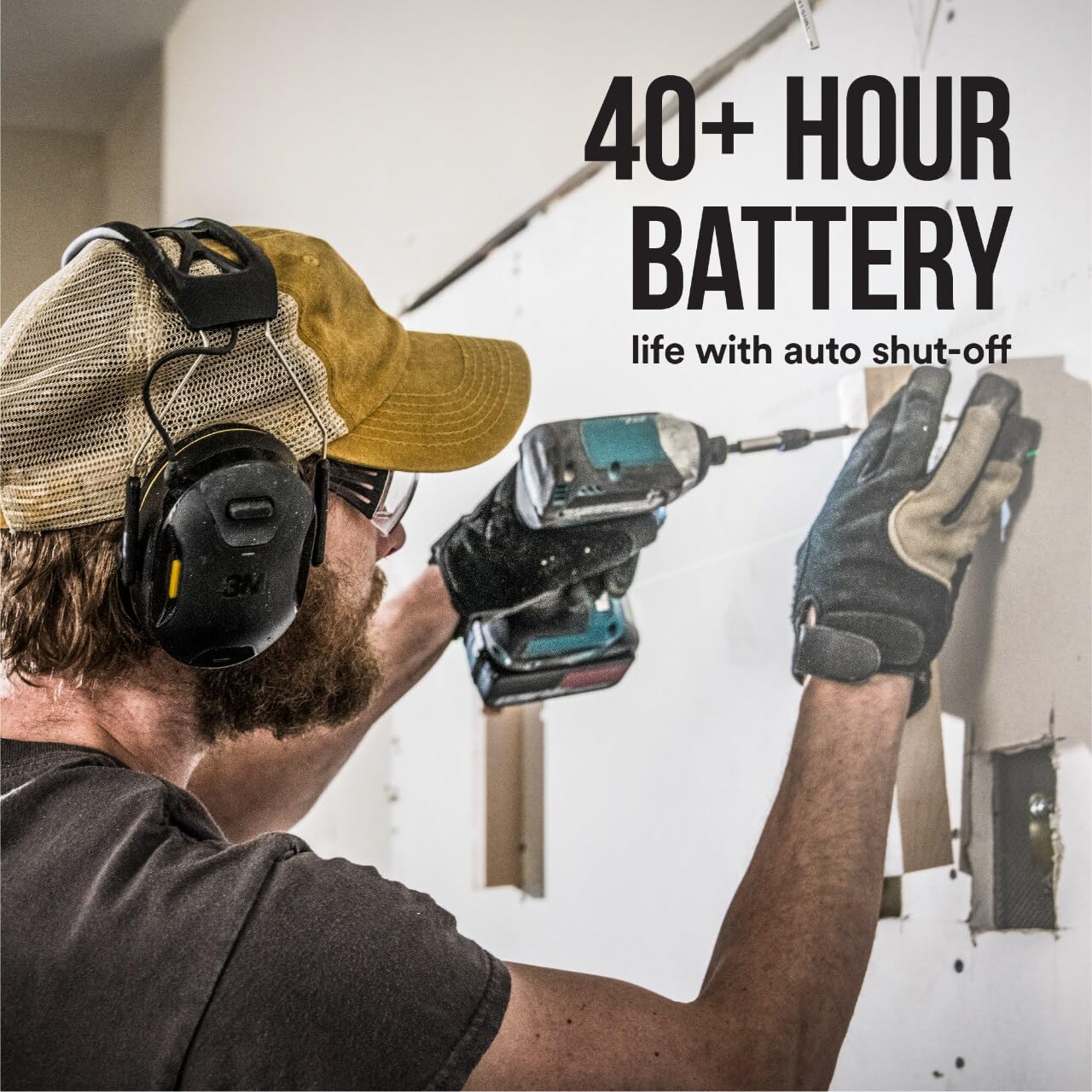 3M Alpha 1100 Rechargeable Li-Ion Battery Pack, Compatible With 3M Worktunes Model # 90542, Peltor Sport Model # TAC300 & TAC500 (ALPHA1100)