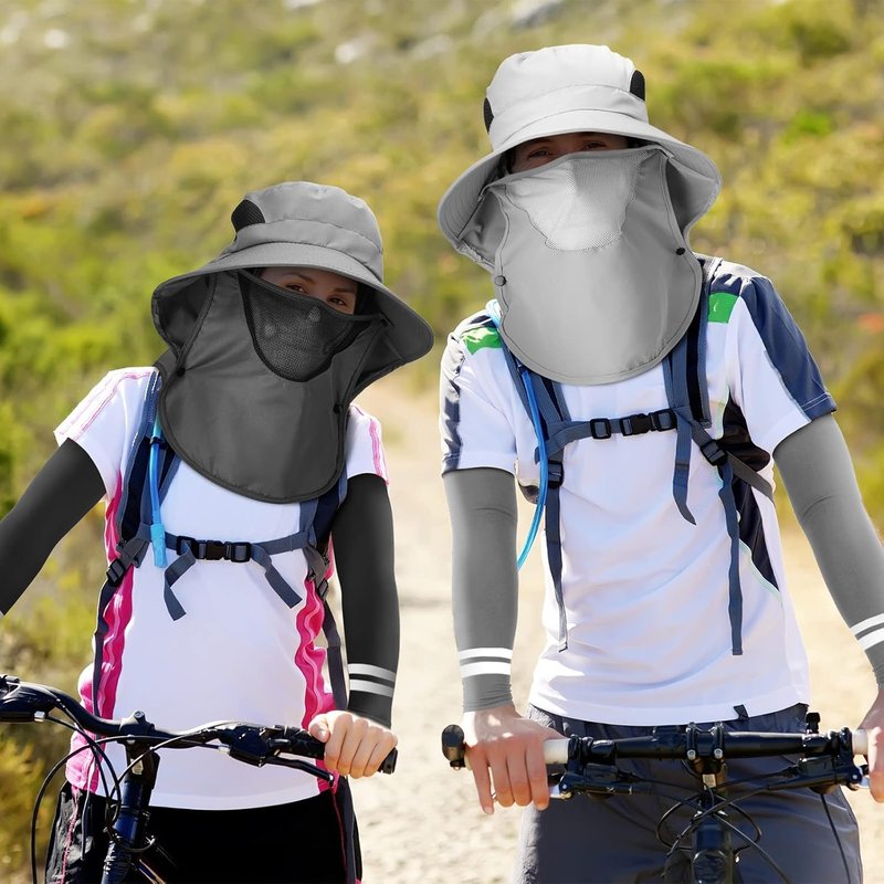 Berlune Sun Hats for Men & Women - 6-Piece UV Protection Set | Wide Brim Fishing, Hiking & Gardening
