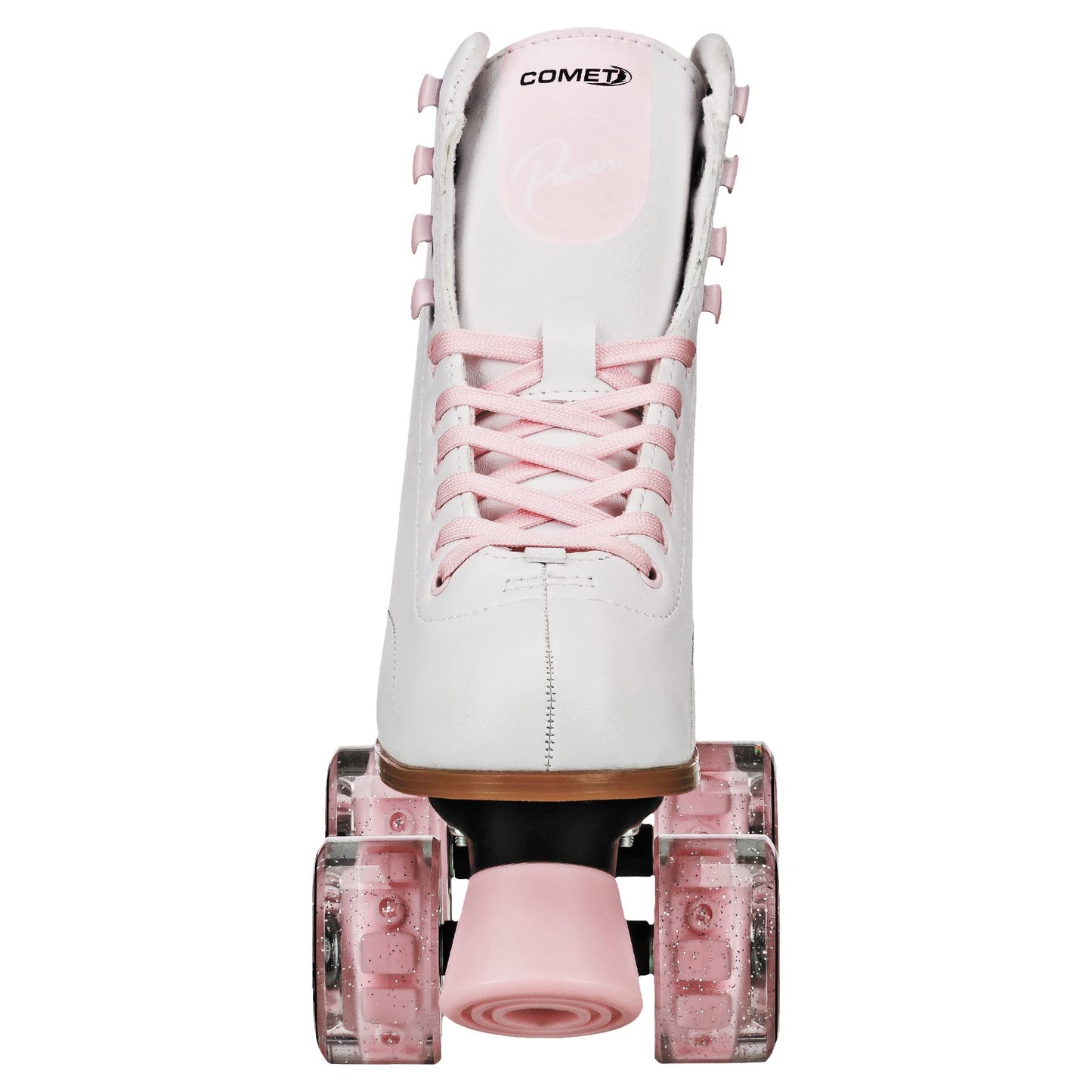 Pacer Comet Hightop Youth Skate with Light Up Wheels White/Pink Size Kids 13J