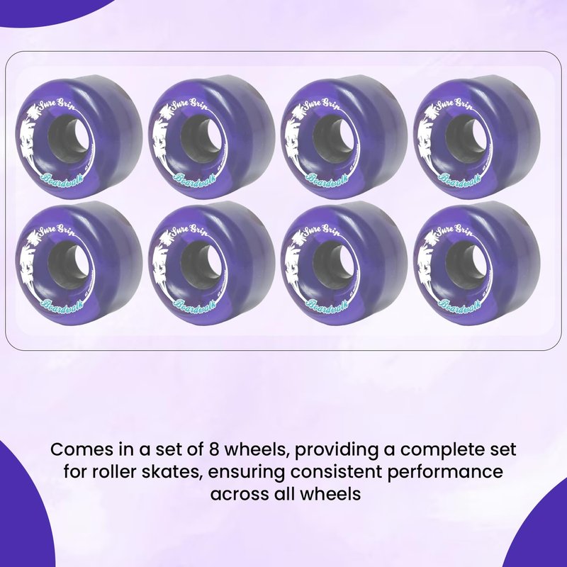 Sure Grip Boardwalk Outdoor 65mm wheels set of 8