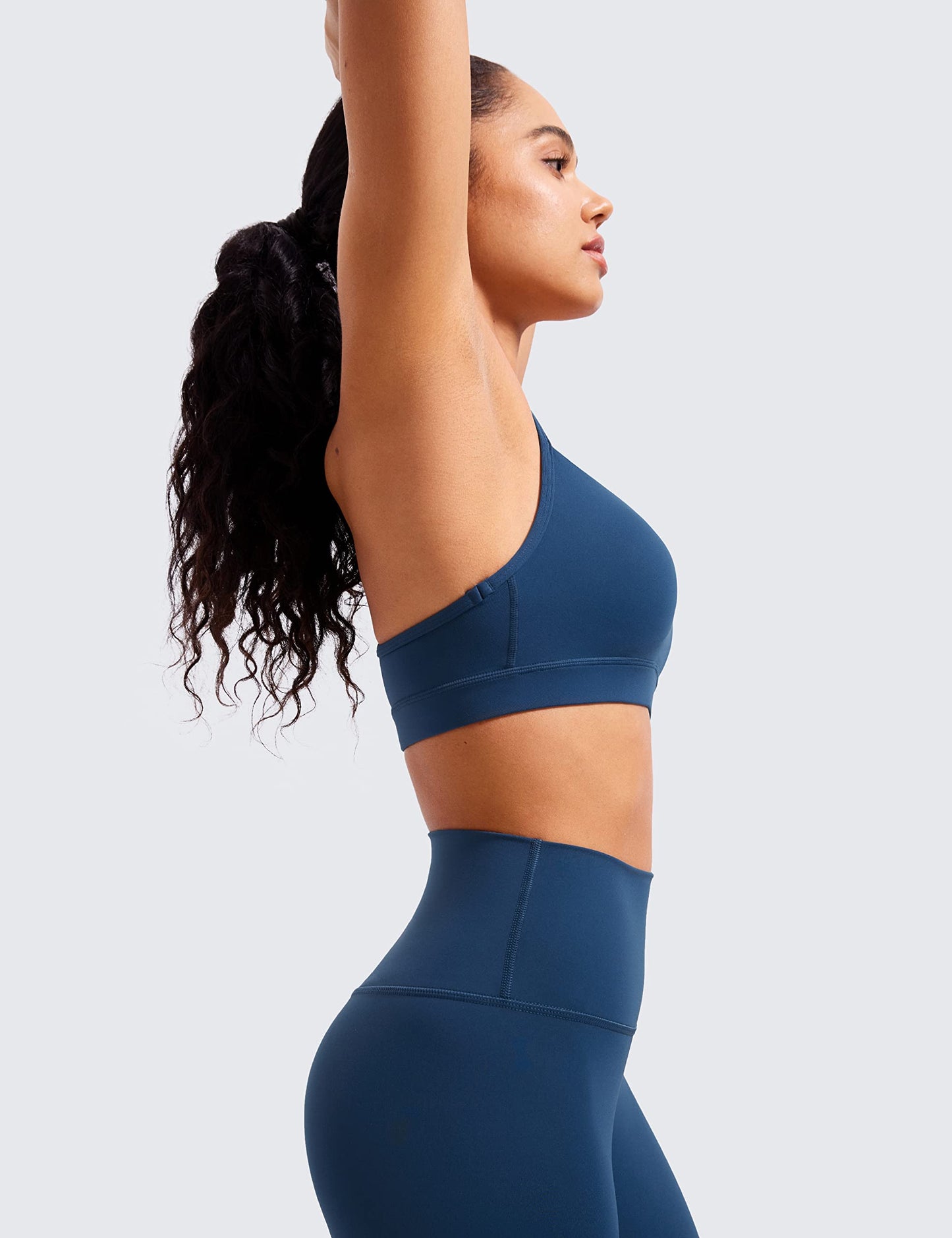 CRZ YOGA Butterluxe Y Back Sports Bras French Navy Small