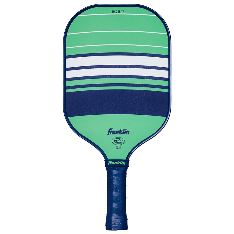 Franklin Sports Pickleball Paddle - Max Grit Fiberglass Surface - Polypropylene Core Pickleball Paddle - USA Pickleball (USAP) Approved - Navy/Mint
