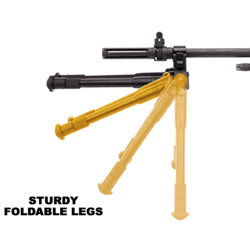 UTG New Gen Reinforced Clamp-on Bipod, Cent Ht 8.7"-10.2"