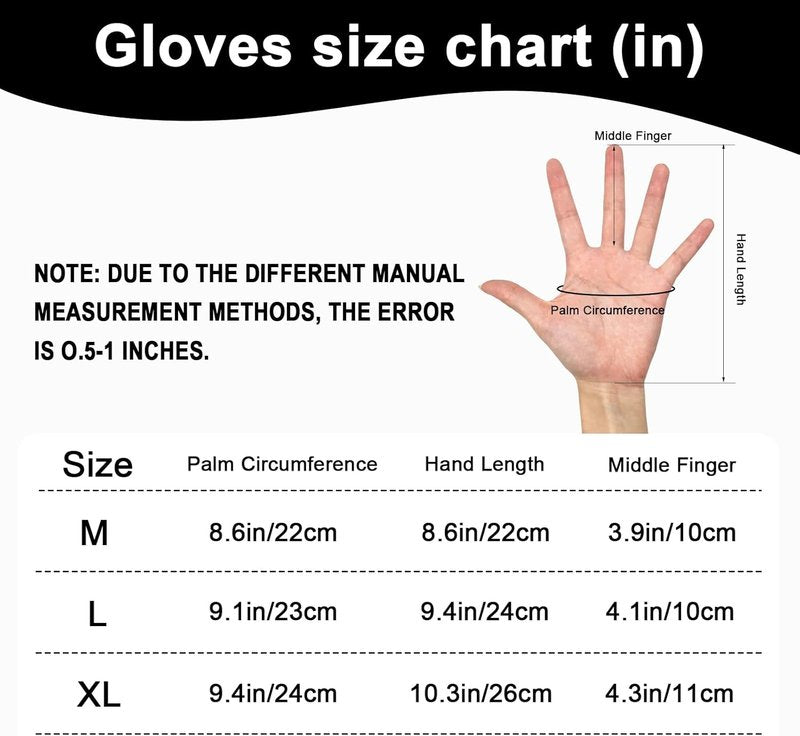 Utility Gloves for Men - Motorcycle Touchscreen Riding Gloves | Breathable & Lightweight for Cycling Sports