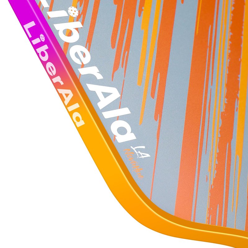 LiberAla Pickleball Paddles, USAPA Approved Carbon Fiber Pickle Ball Paddle, PP Honeycomb Core, Lightweight & Comfort Grip for Beginners, Pros, Men, Women, Adults, Kids
