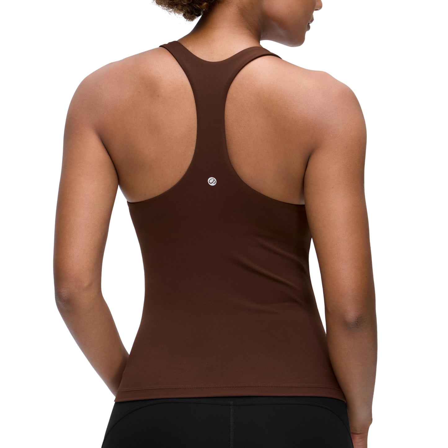 CRZ YOGA Butterluxe Racerback Tank Tops Lava Brown XX-Small