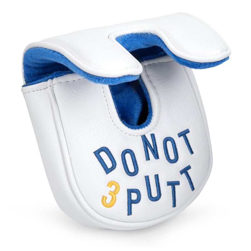 Golf Mallet Putter Cover Golf Putter Headcover with Strong Magnetic Closure Do Not 3PUTT Golf Putter Cover for DF3 Putter & OZ1 MEZZ 1 MEZZ1 MAX (for DF3 Mallet Putter)