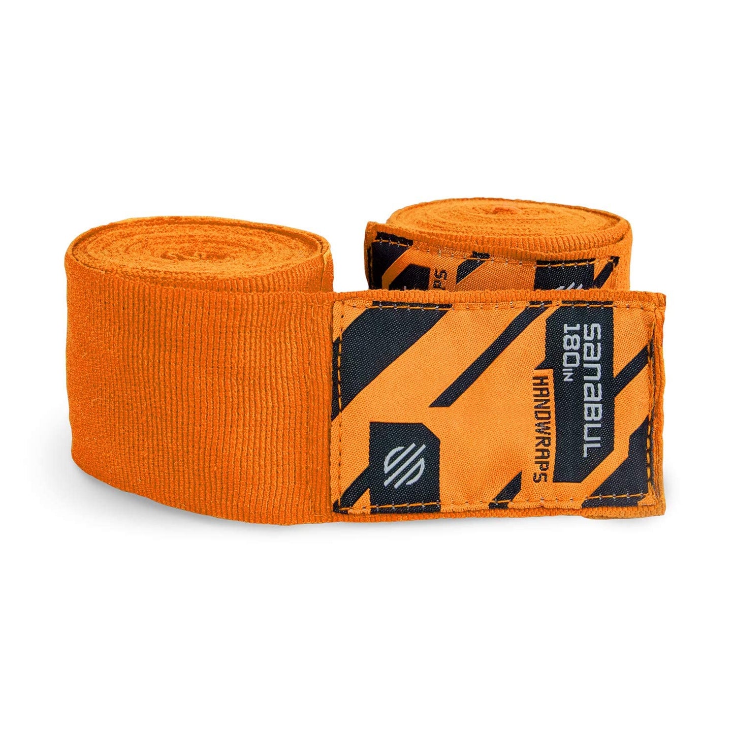 Sanabul Elastic Professional 180 inch Handwraps for Boxing Kickboxing Muay Thai MMA (Orange, 180 inch)